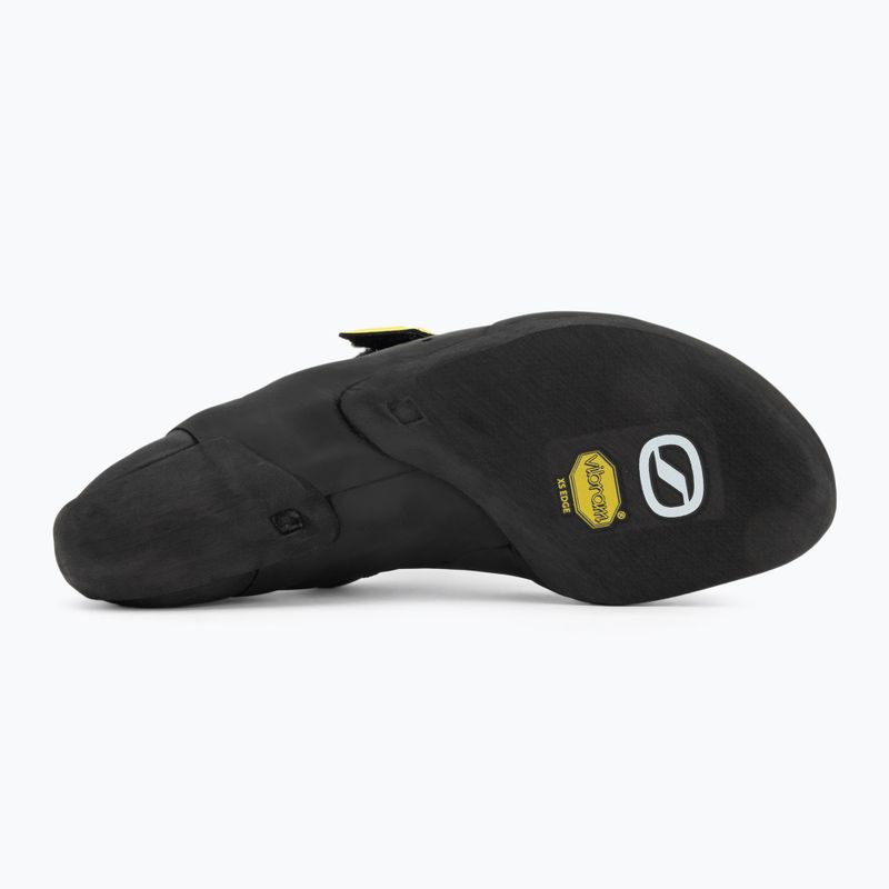 SCARPA Vapor V smoke/yellow climbing shoe 4