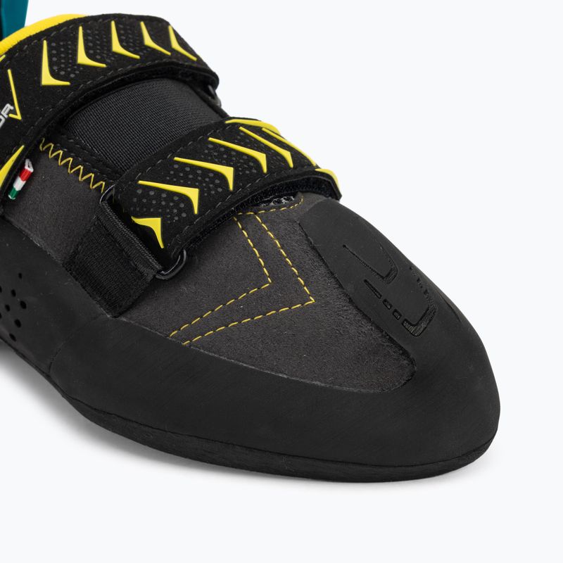 SCARPA Vapor V smoke/yellow climbing shoe 7