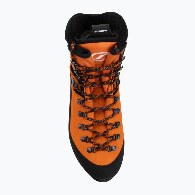 Men's mountaineering boots SCARPA Mont Blanc GTX tonic/orange 5