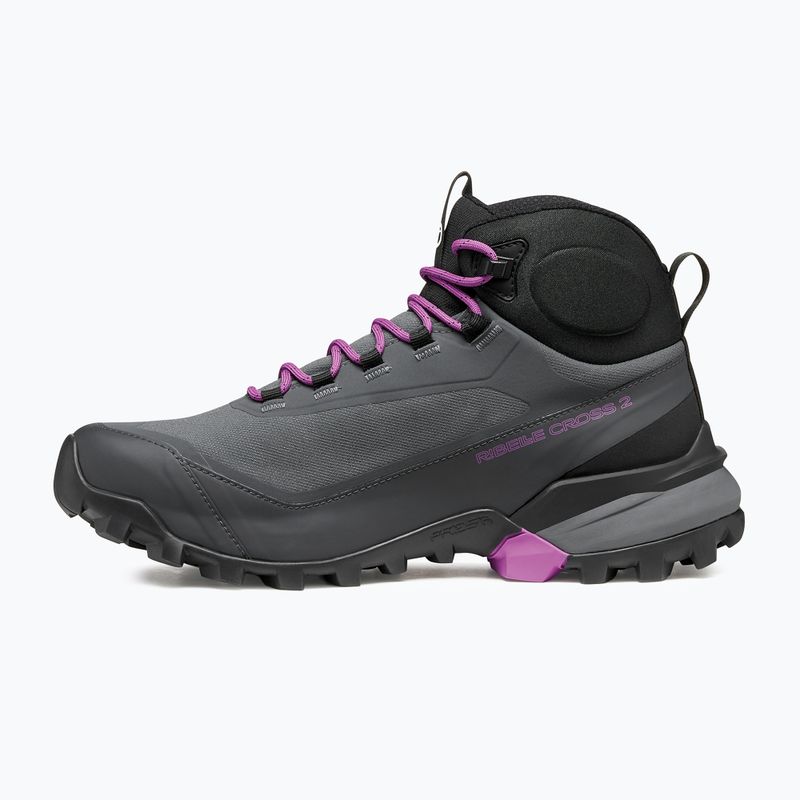 Women's trekking boots SCARPA Ribelle Cross 2 Mid GTX dark gray/purple 3