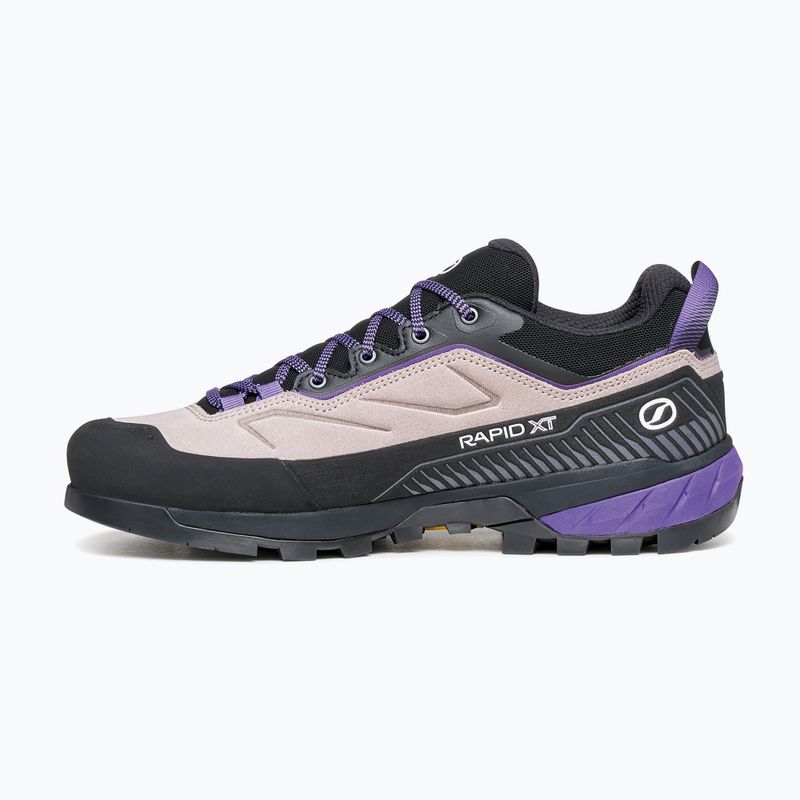 Women's approach shoes SCARPA Rapid XT lavender gray/dark purple 3