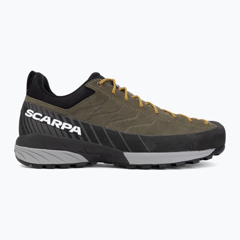 Men's approach shoes SCARPA Mescalito GTX dark olive/gray 2
