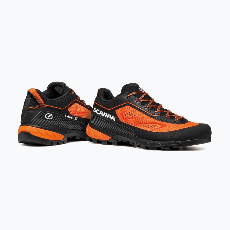 Men's approach shoes SCARPA Rapid LT orange/orange 4