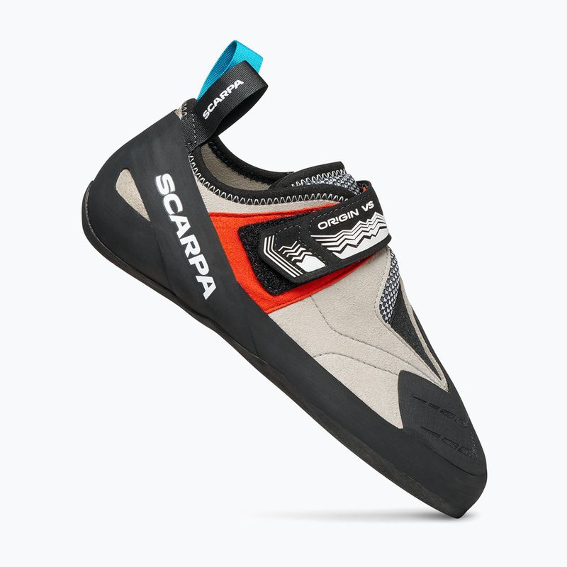 Climbing shoes SCARPA Origin VS light grey/red 2
