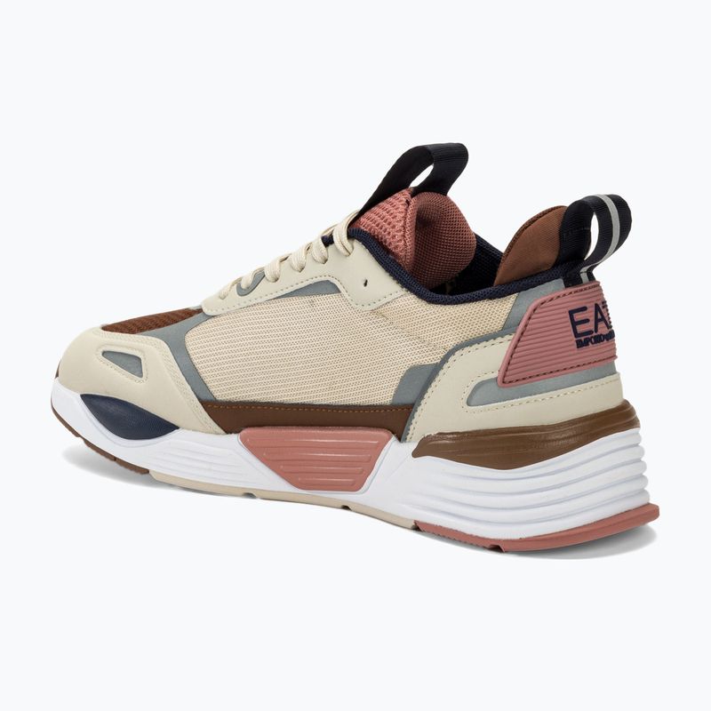EA7 Emporio Armani Ace Runner rainy day/black iris/emperador/terracotta shoes 3