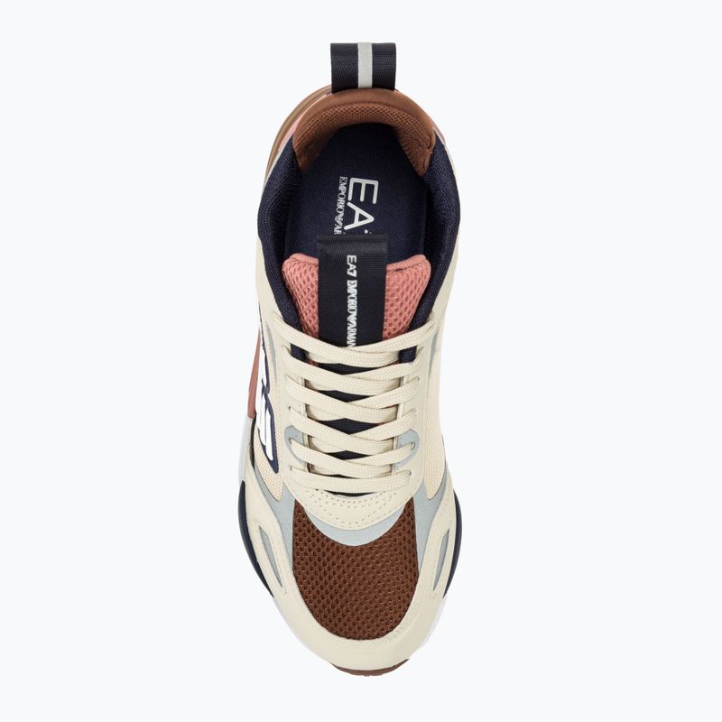 EA7 Emporio Armani Ace Runner rainy day/black iris/emperador/terracotta shoes 5