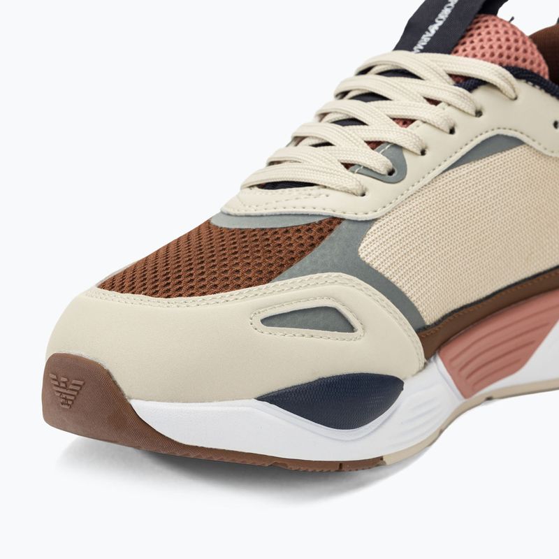 EA7 Emporio Armani Ace Runner rainy day/black iris/emperador/terracotta shoes 7