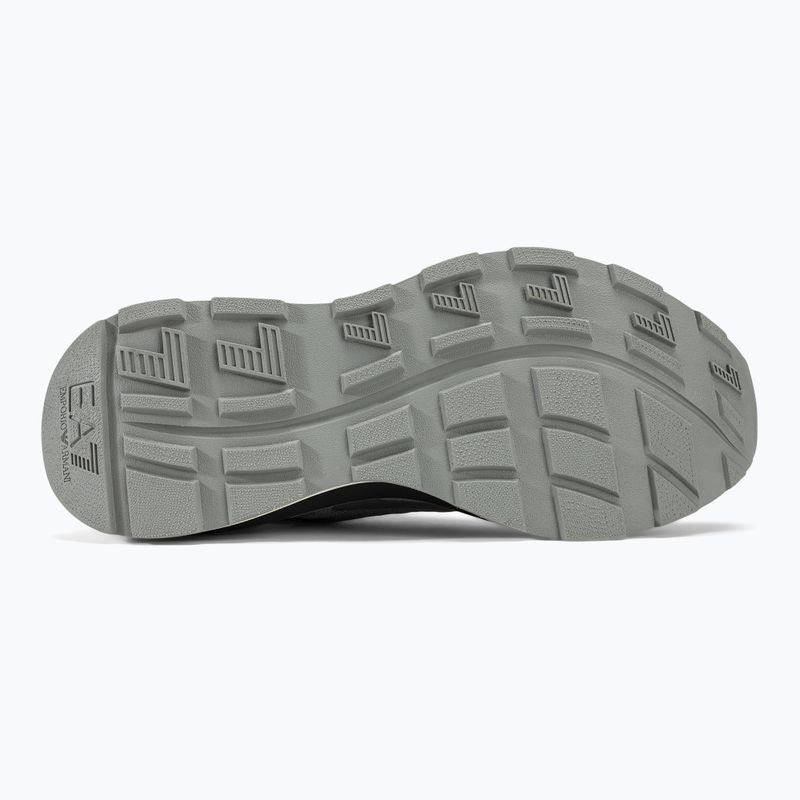EA7 Emporio Armani Black & White Altura Knit griffin/black shoes 4