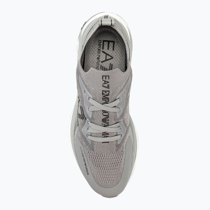 EA7 Emporio Armani Black & White Altura Knit griffin/black shoes 5