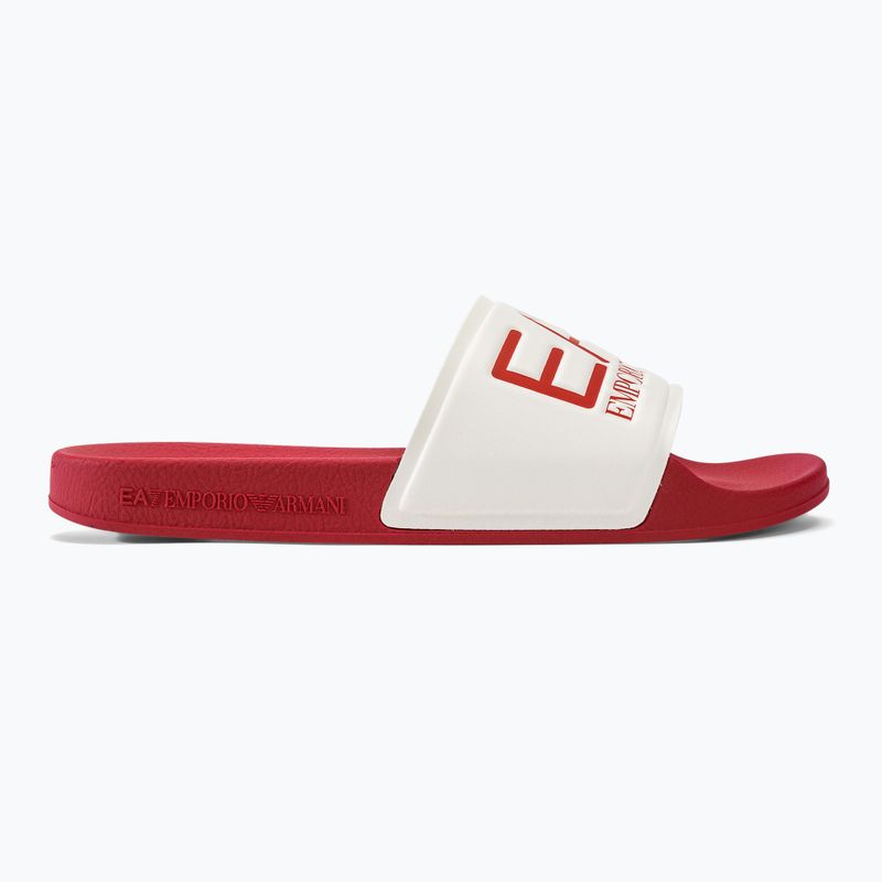 EA7 Emporio Armani Water Sports Visibility salsa/white slides 2