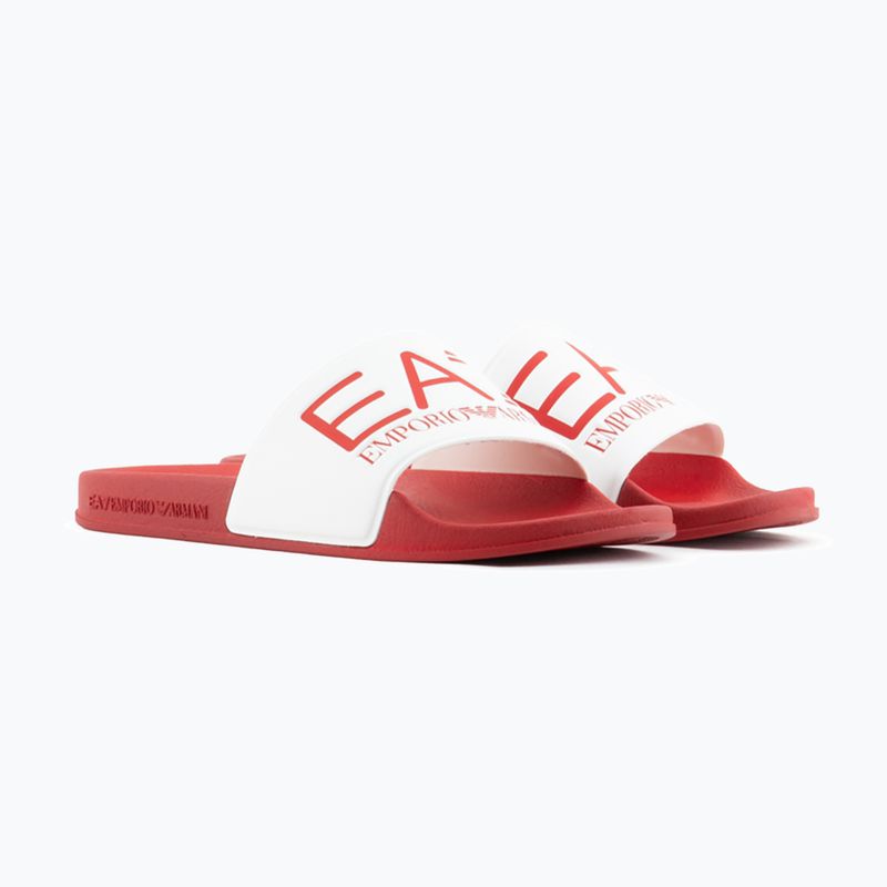 EA7 Emporio Armani Water Sports Visibility salsa/white slides 8