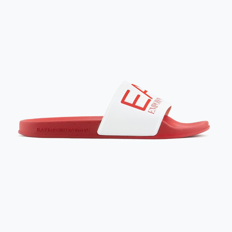 EA7 Emporio Armani Water Sports Visibility salsa/white slides 9