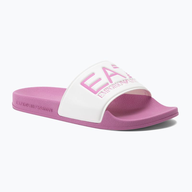 EA7 Emporio Armani Water Sports Visibility cyclamen/white slides