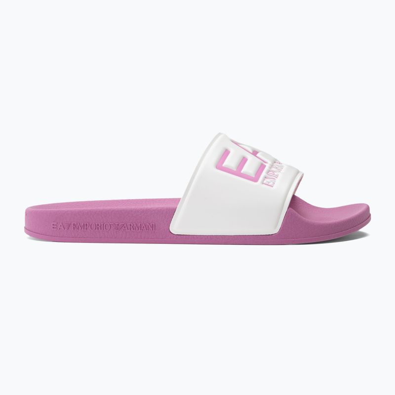EA7 Emporio Armani Water Sports Visibility cyclamen/white slides 2