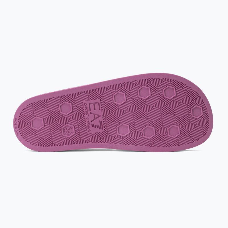 EA7 Emporio Armani Water Sports Visibility cyclamen/white slides 4