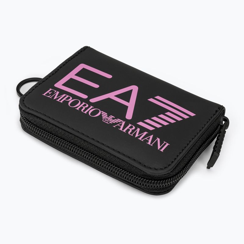 EA7 Emporio Armani Train Zip Around wallet black/cyclamen