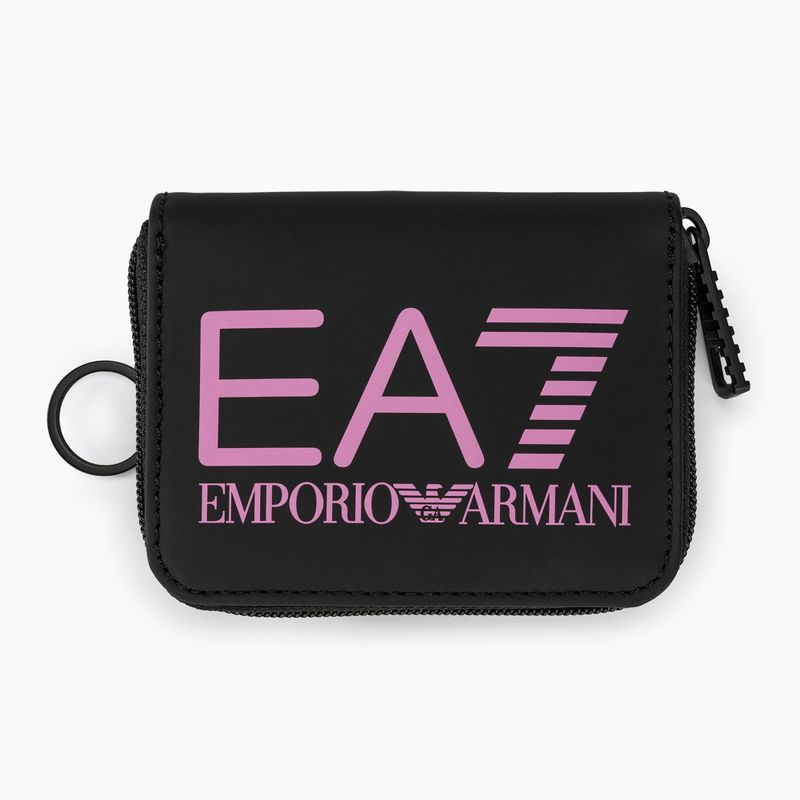 EA7 Emporio Armani Train Zip Around wallet black/cyclamen 2