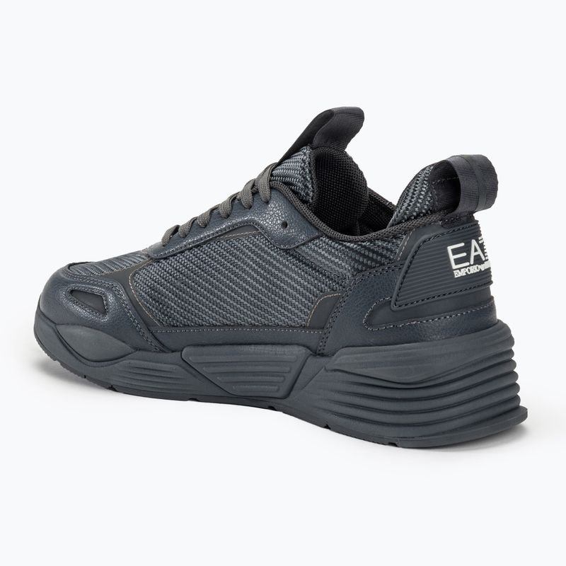 EA7 Emporio Armani Ace Runner Carbon triple irongate/white shoes 3