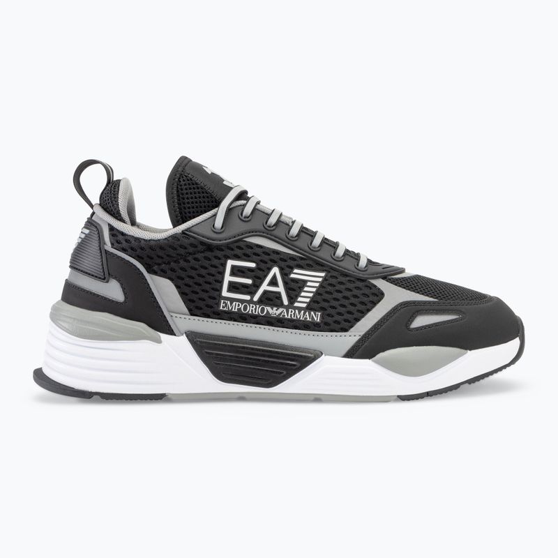 EA7 Emporio Armani Ace Runner Mesh black/ silver shoes 2