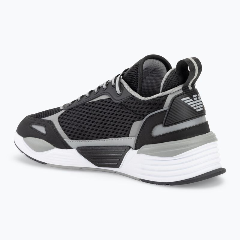 EA7 Emporio Armani Ace Runner Mesh black/ silver shoes 3