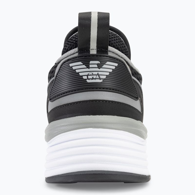 EA7 Emporio Armani Ace Runner Mesh black/ silver shoes 6