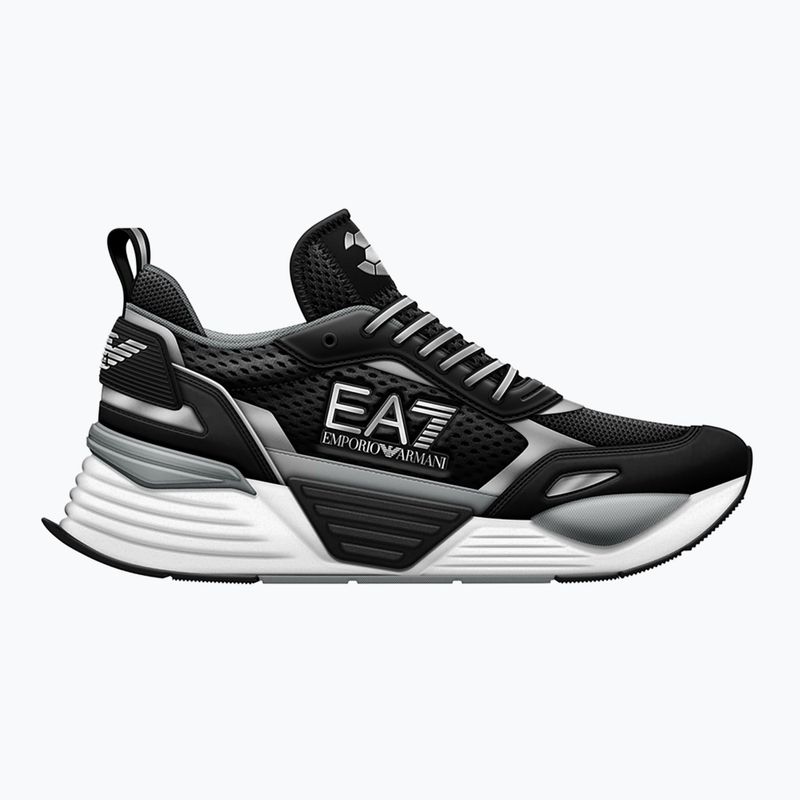 EA7 Emporio Armani Ace Runner Mesh black/ silver shoes 8