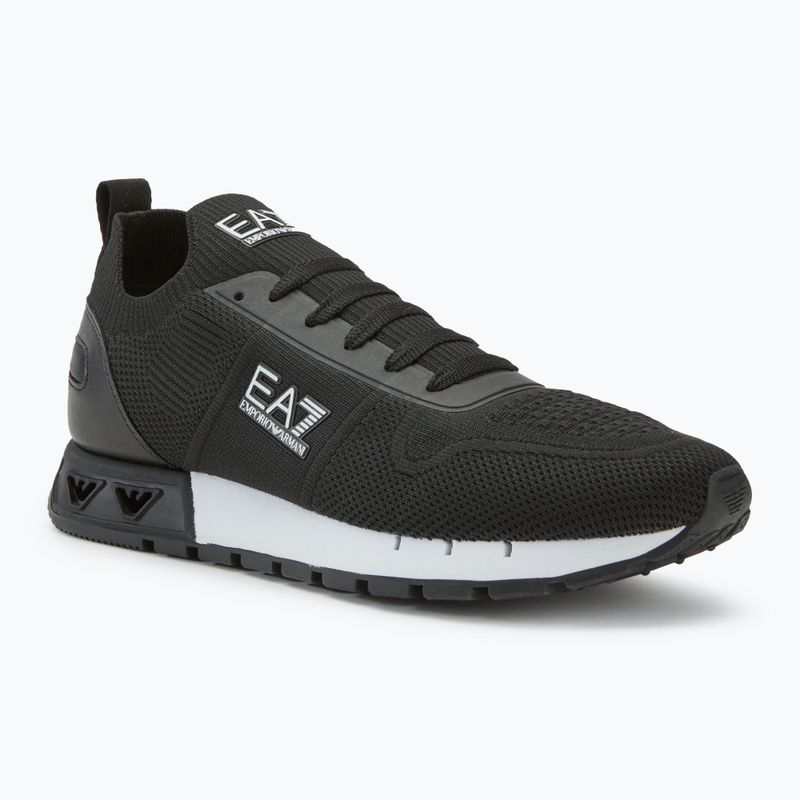 EA7 Emporio Armani Black & White Legacy Knit black/white shoes