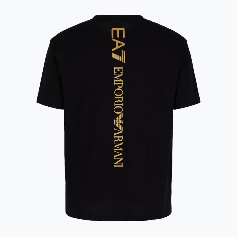 Men's EA7 Emporio Armani Train Series Extended Logo T-shirt black 2