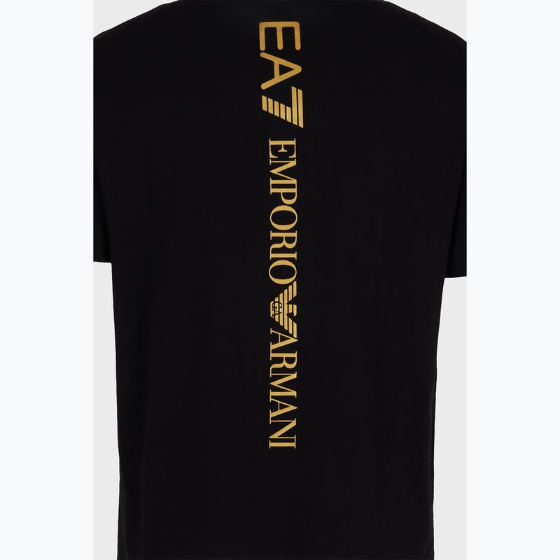 Men's EA7 Emporio Armani Train Series Extended Logo T-shirt black 4