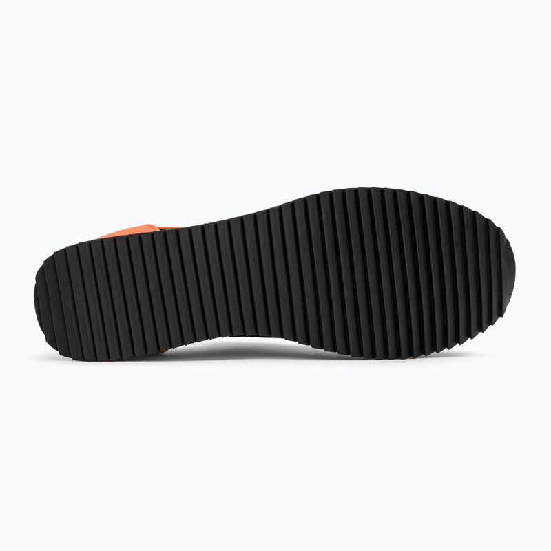 EA7 Emporio Armani Black & White Laces black/orange tiger shoes 4