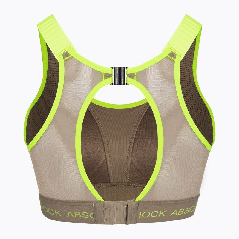 Shock Absorber Ultimate Run Bra Padded grey/lemon 2