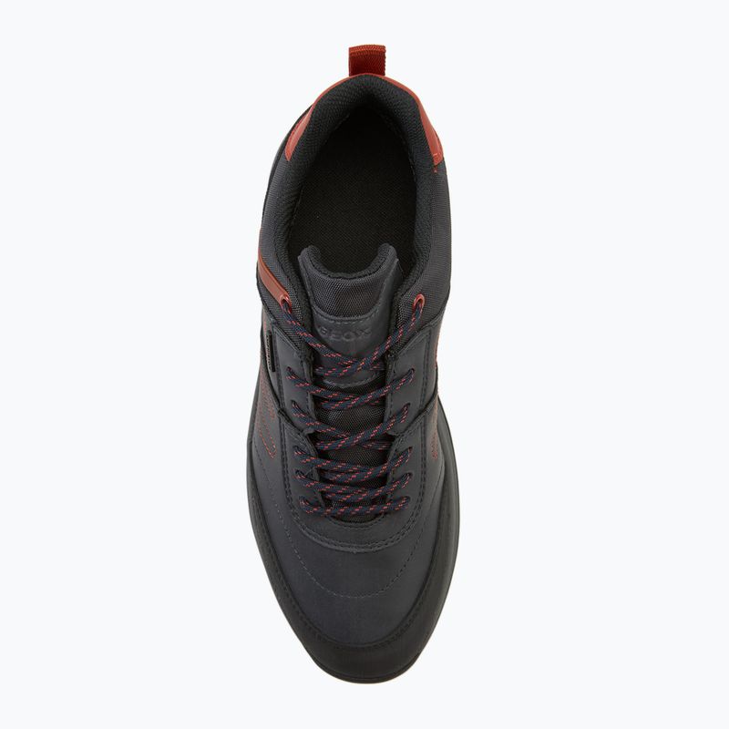 Geox Terrestre ABX men's shoes navy/dark orange 5