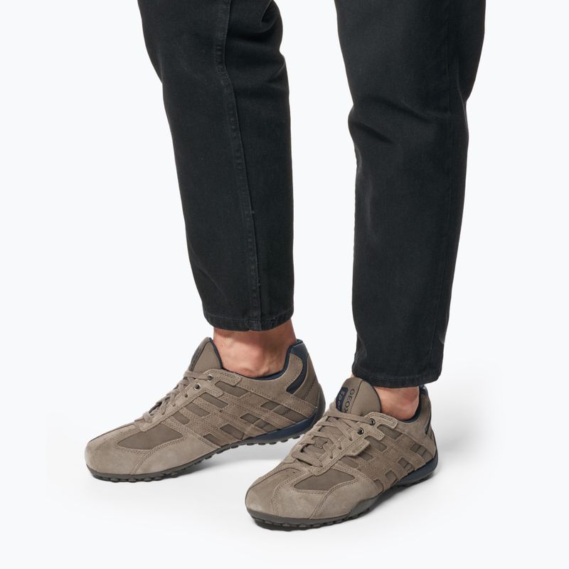 Geox Snake men's shoes dove grey 15