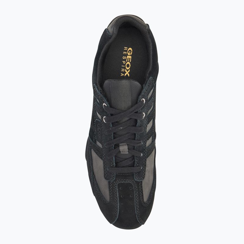 Geox Snake black men's shoes 5