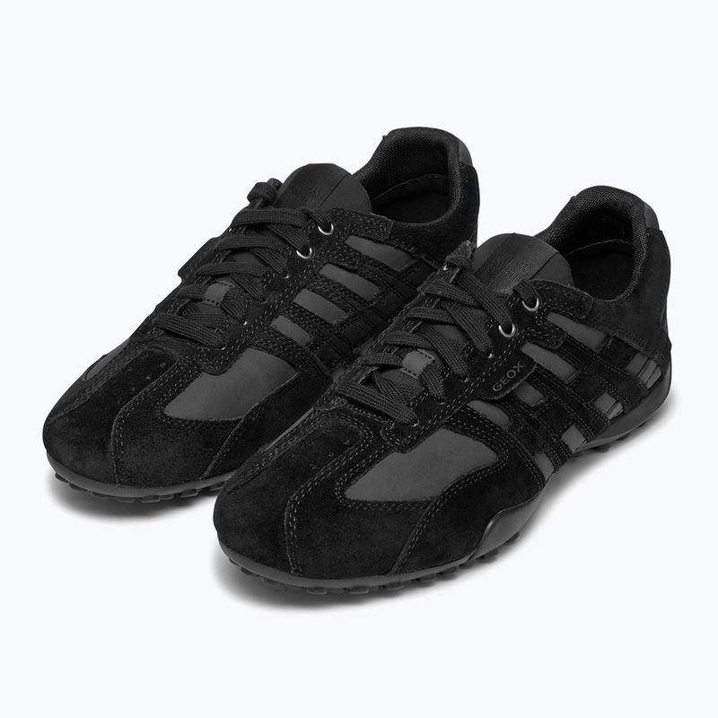 Geox Snake black men's shoes 10