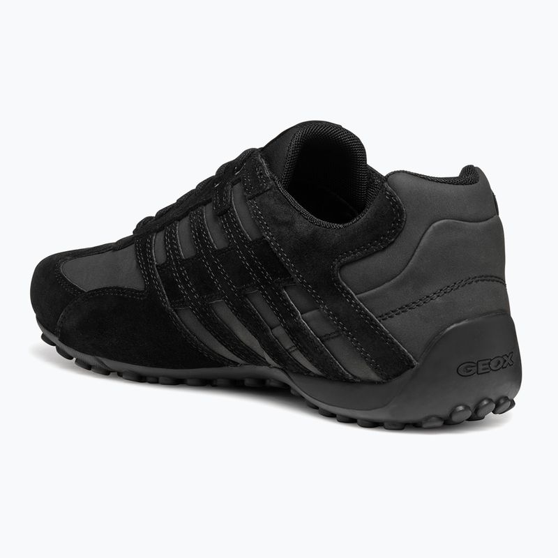 Geox Snake black men's shoes 11
