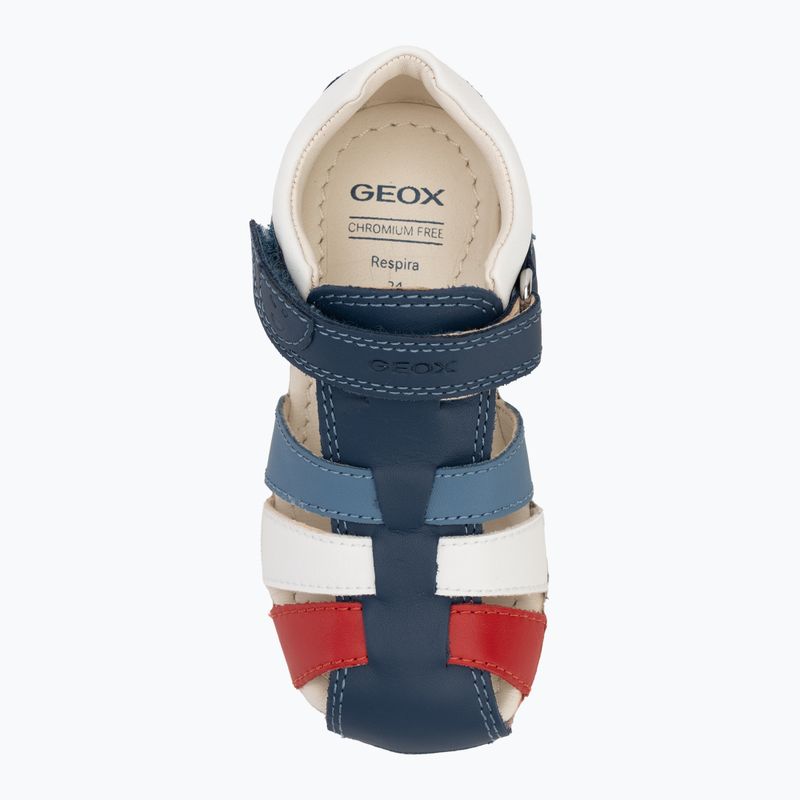 Children's sandals Geox Macchia avio/white 5