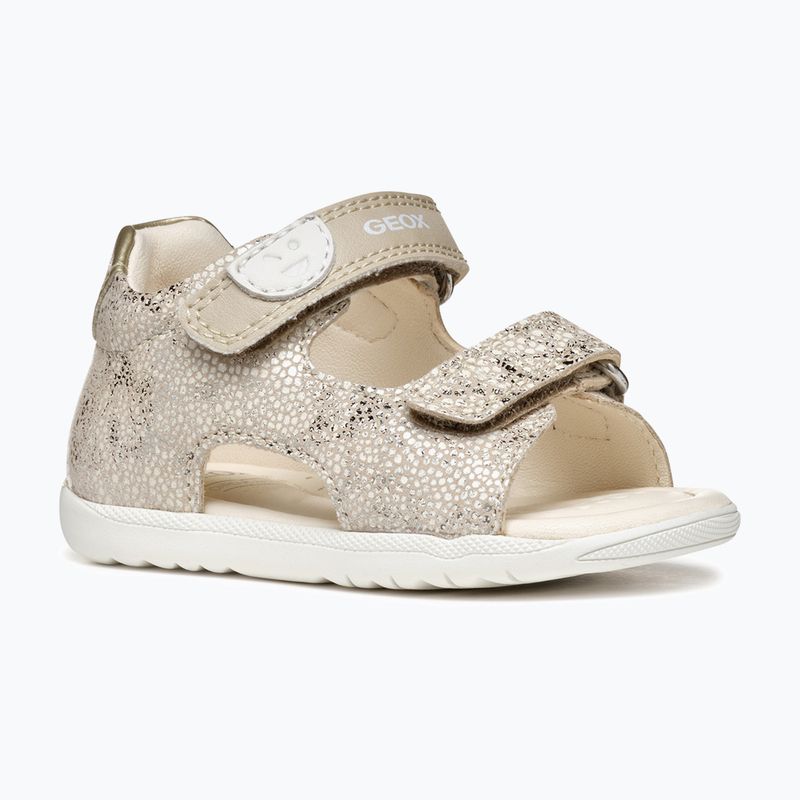 Children's sandals Geox Macchia white/gold 8