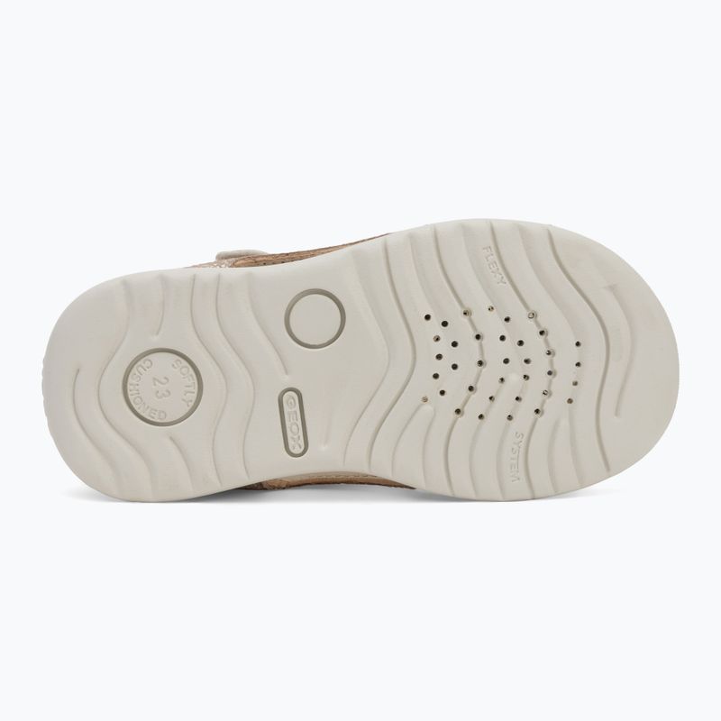Children's sandals Geox Macchia white/gold 4