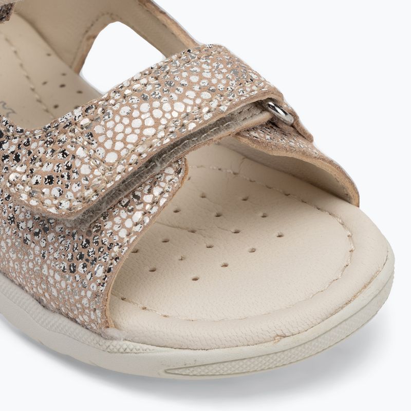Children's sandals Geox Macchia white/gold 7
