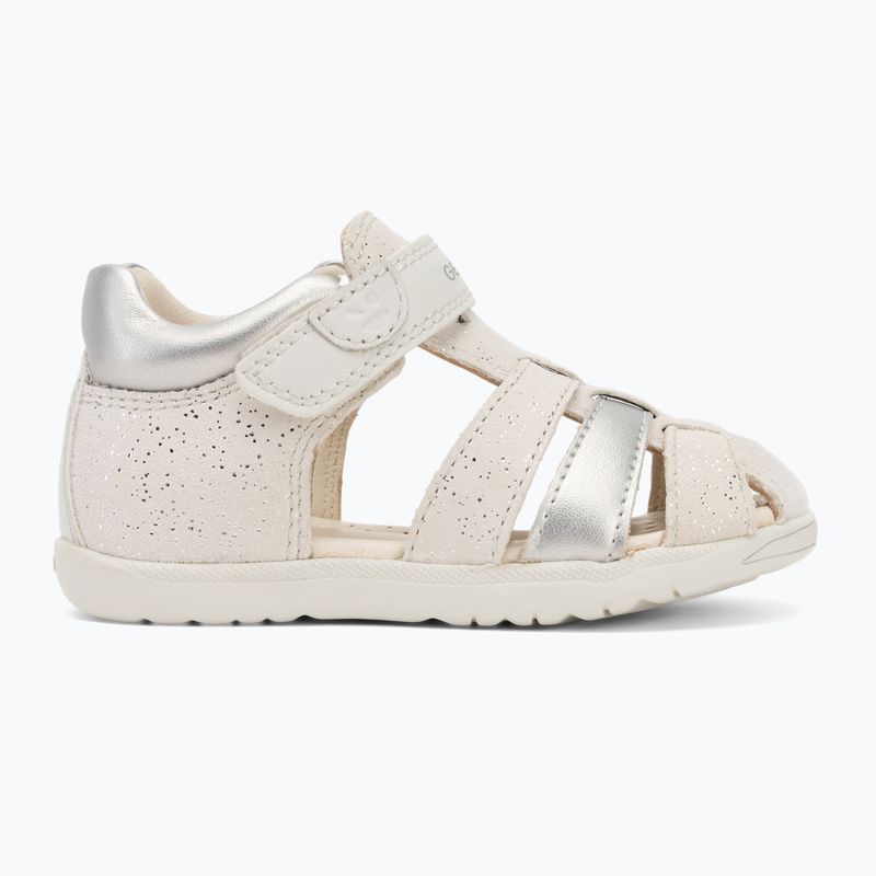 Children's sandals Geox Macchia white/silver 2