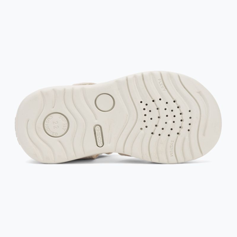 Children's sandals Geox Macchia white/silver 4