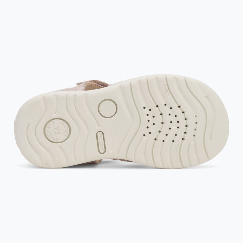 Children's sandals Geox Macchia rose/off white 4