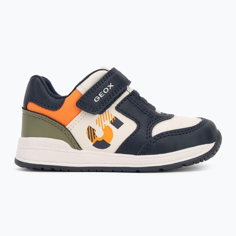 Children's shoes Geox Rishon navy/light orange 2