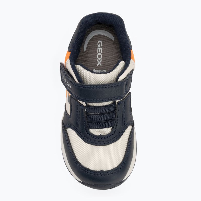 Children's shoes Geox Rishon navy/light orange 5