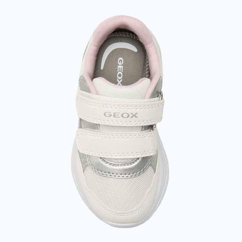 Geox Sprintye white/silver children's shoes 5
