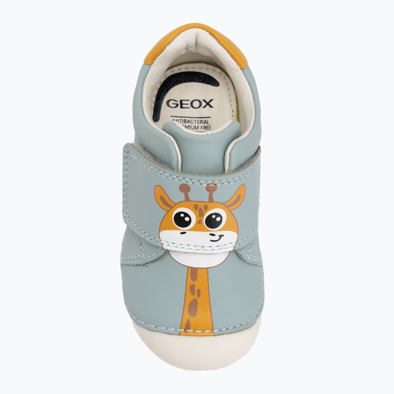 Children's shoes Geox Tutim sage/ochre yellow 5