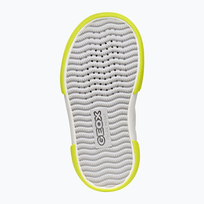 Geox Gisli white/fluo green children's shoes 13
