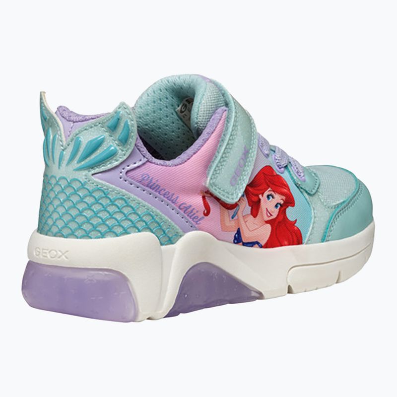 Geox Fadinlight sea green/lilac children's shoes 11