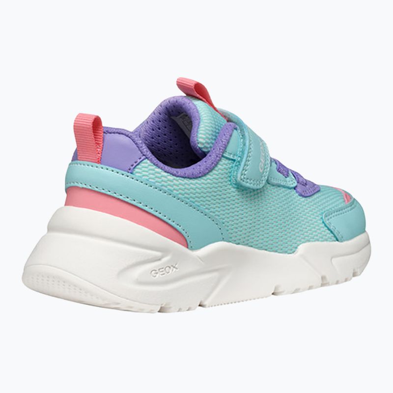 Geox Loftus sea green/lilac children's shoes 11